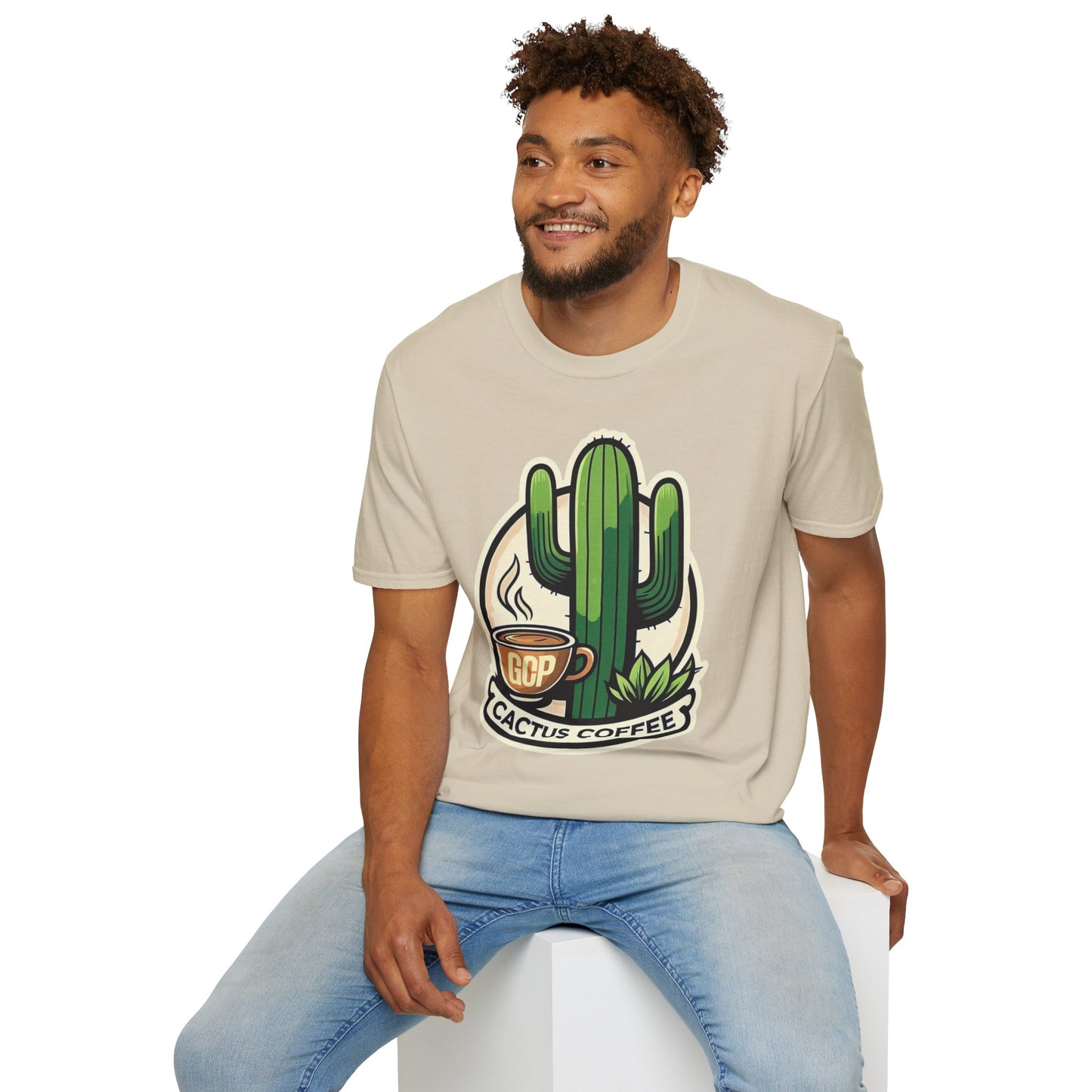 GCP Cactus Coffee Unisex Softstyle T-Shirt