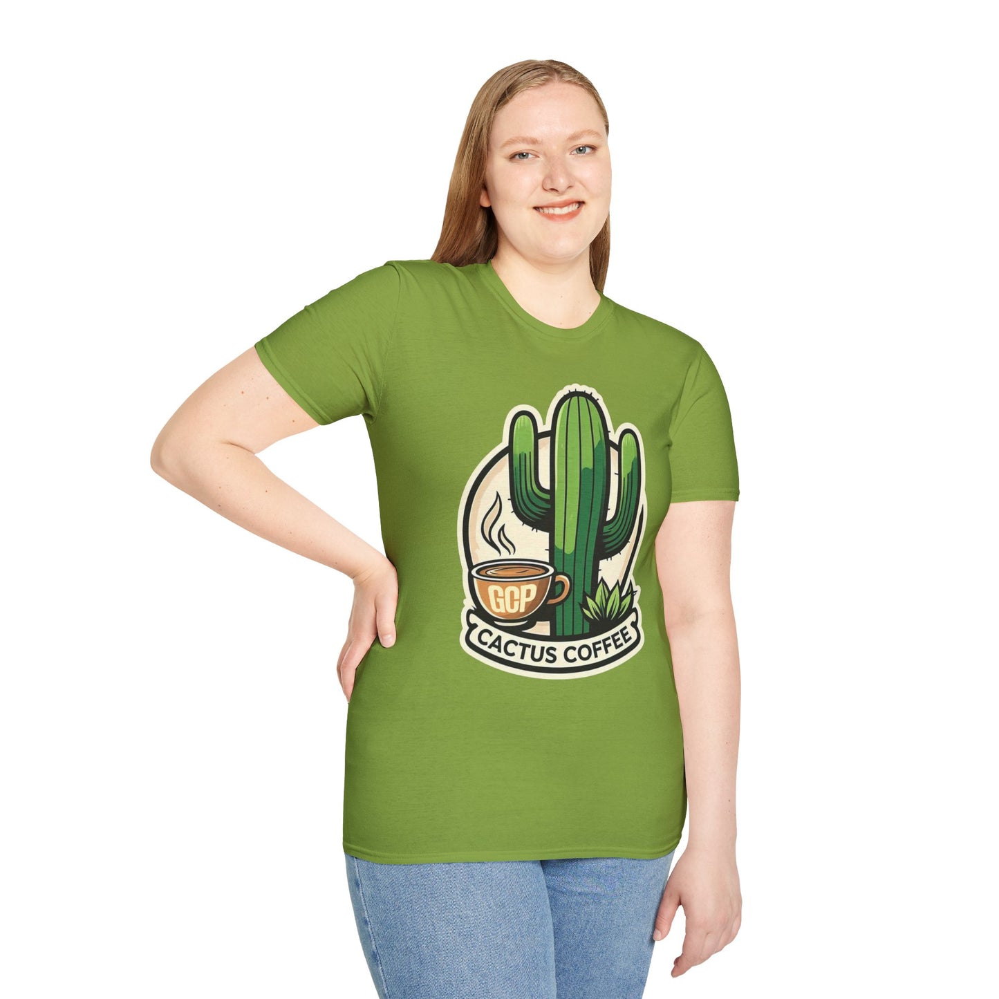 GCP Cactus Coffee Unisex Softstyle T-Shirt