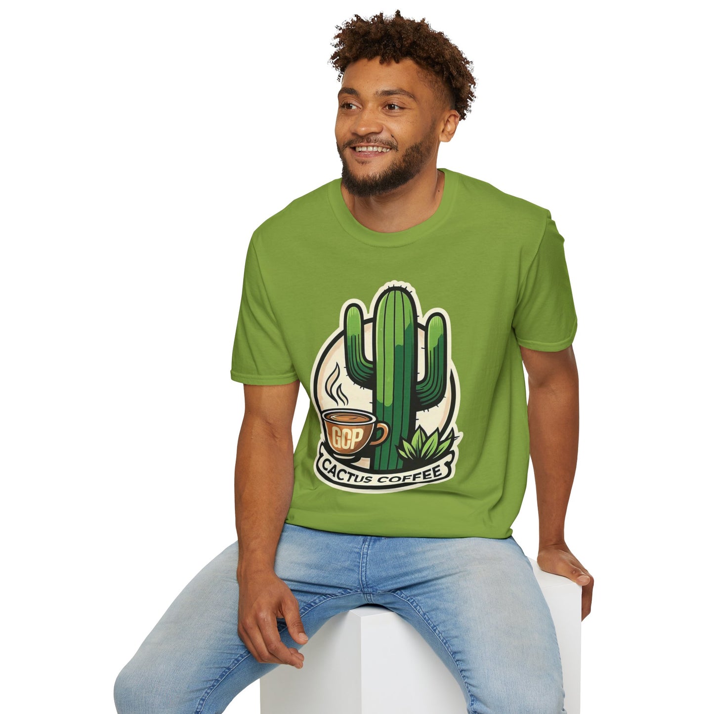GCP Cactus Coffee Unisex Softstyle T-Shirt