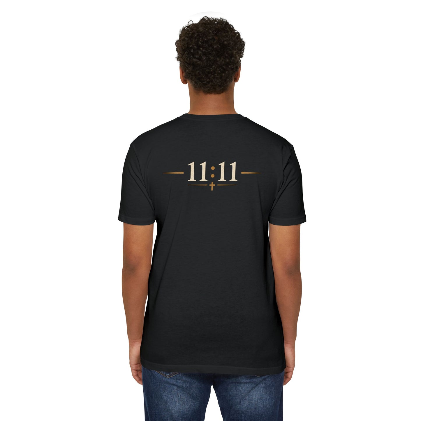 The George Cross Project Classic Tee - 11:11 Back Graphic (Black)