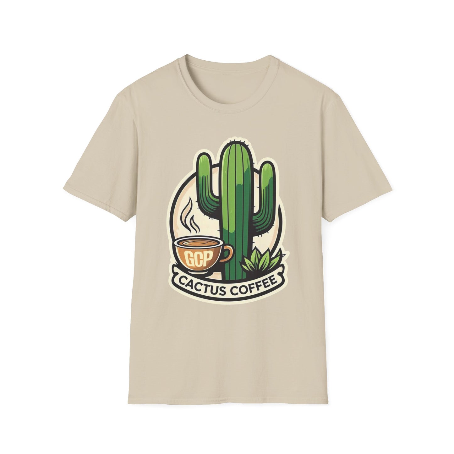 GCP Cactus Coffee Unisex Softstyle T-Shirt