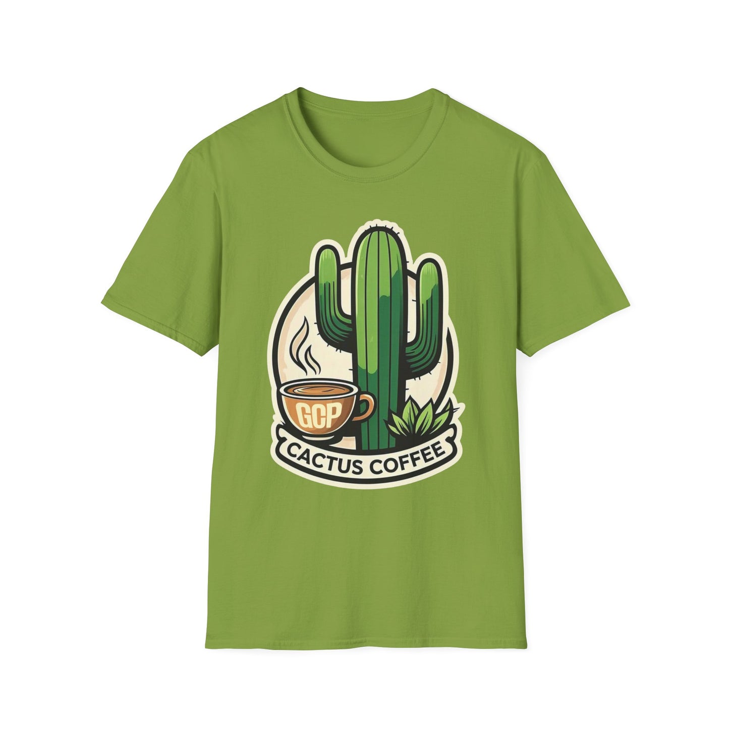 GCP Cactus Coffee Unisex Softstyle T-Shirt