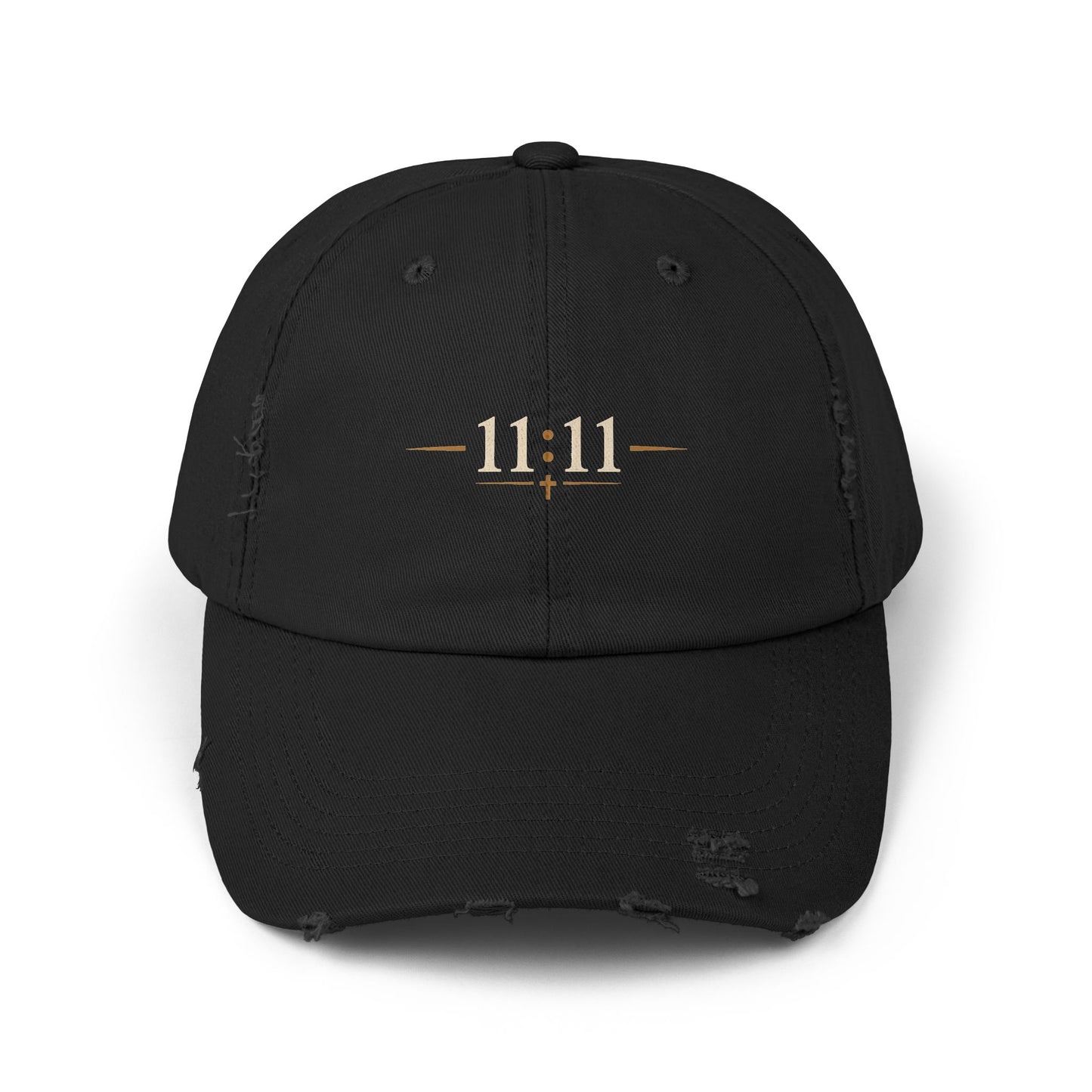 11:11 Distressed Baseball Cap