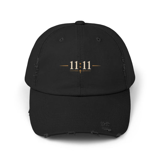 11:11 Distressed Baseball Cap