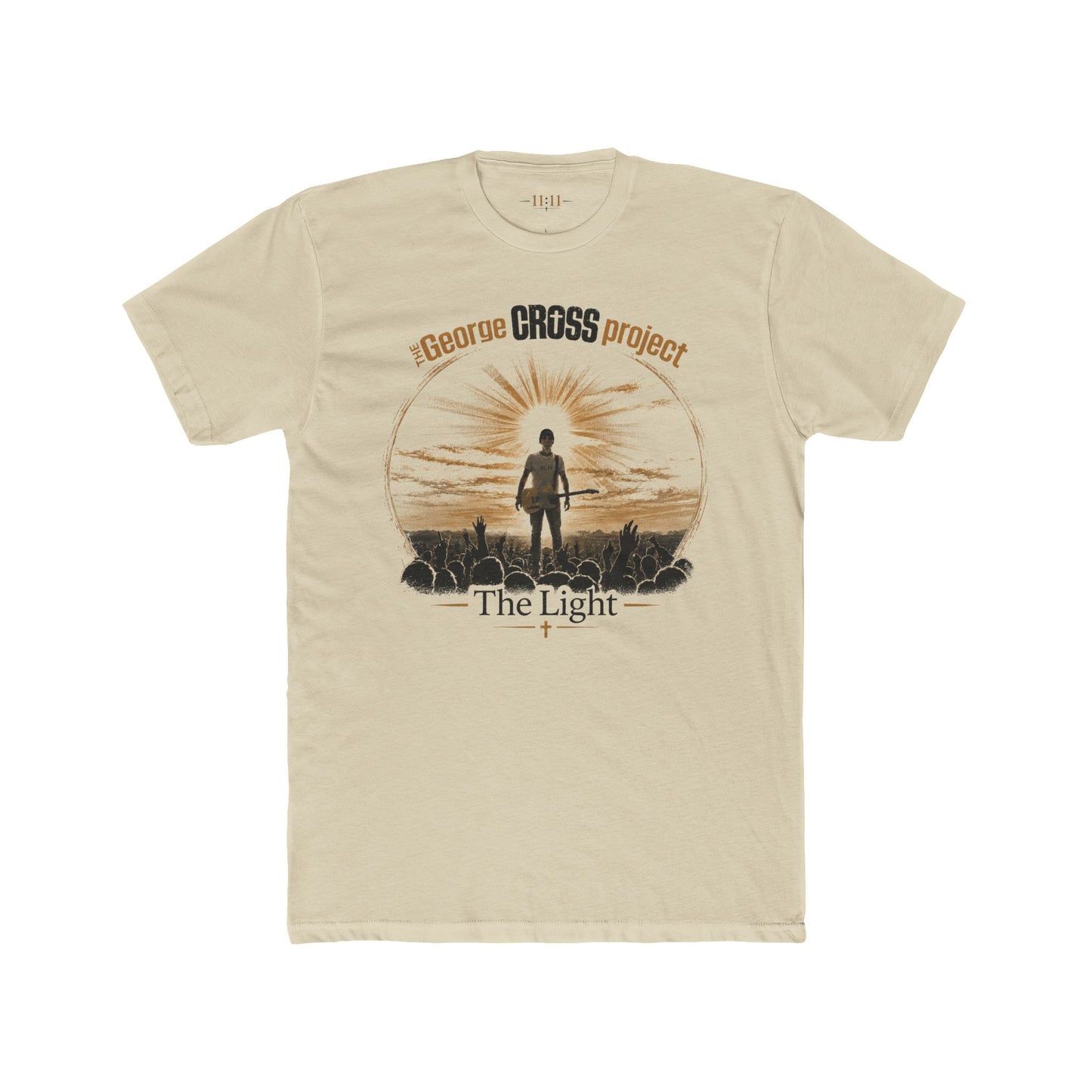 The George Cross Project - The Light - Vintage Concert Tee (Tan)