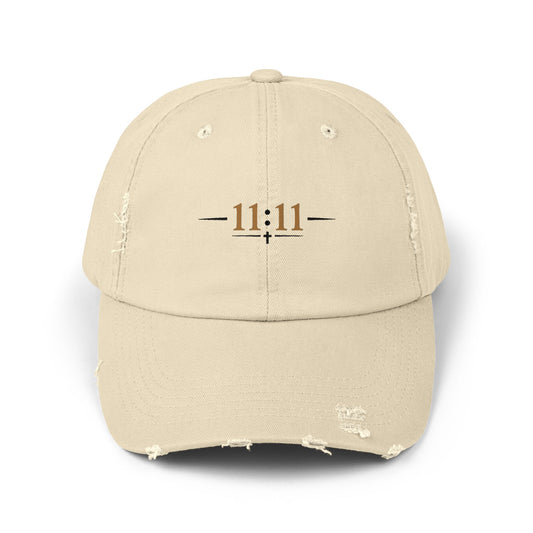 Copy of 11:11 Distressed Baseball Cap